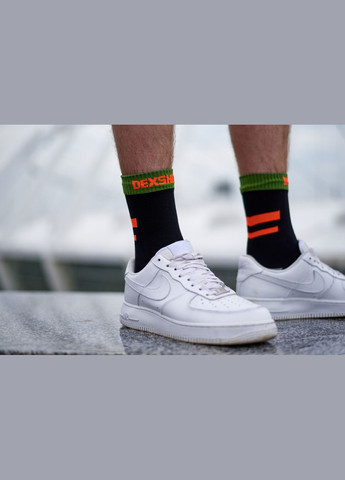 Носки водонепроницаемые Running, p-p S, с оранжевыми полосами (A-015913) DexShell (319391076)