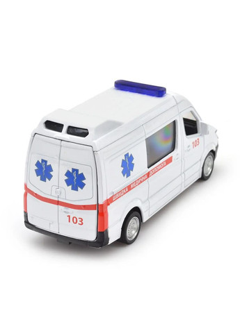 Автомодель Mercedes Benz Sprinter Швидка допомога, 1:32, білий () TechnoDrive 250344U (331860339)