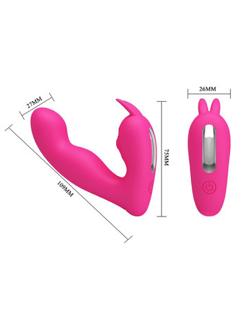 Вибратор для стимуляции G-точки Pretty Love Josephine с Массажером Клитора LyBaile (317748042)