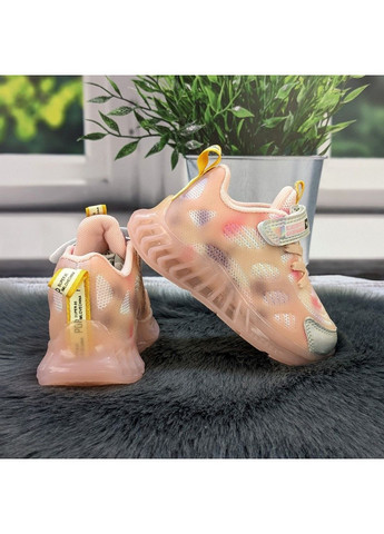 Розовые демисезонные кроссовки детские для девочки Paliament