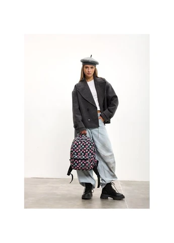 Жіночий рюкзак Talary чорний принт "Cake" Sambag SB-35312736 (400734711)