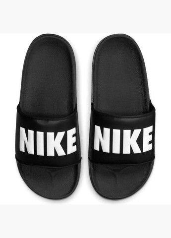 Черные тапочки женские chinelo wmns offcourt slide black bq4632-010 Nike