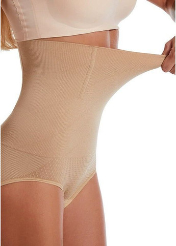 Женские корректирующие дышащие трусики с утяжкой на высокой посадке корректирующее утягивающее белье с ребрами жесткости 42 см Cindylove (373032251)