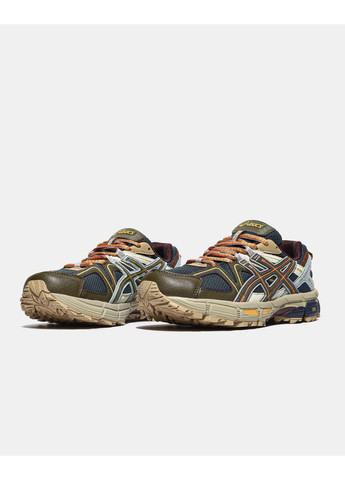 Коричневі Осінні кросівки чоловічі asics gel kahana 8 beige / blue асікс гель кахано 8 No Brand