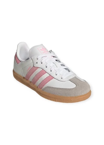 Білі всесезонні кросівки samba og adidas
