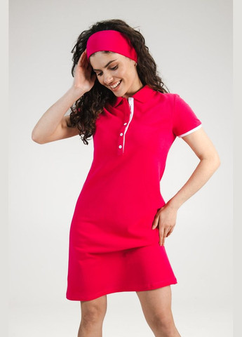 Малиновое платье трапеция TvoePolo