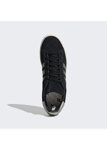 Чорні всесезонні кросівки унісекс campus shoes black gx7330 adidas