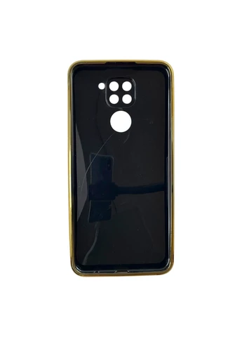 Чохол для Redmi Note 9 з принтом золоті метелики глянцевий із захистом камери із золотою окантовкою Xiaomi (399771406)