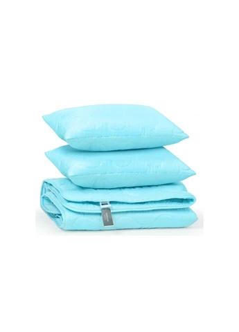 Ковдра Набір EcoSilk Всесезонний №1662 Eco Light Blue Ковдра + поду (m175339) Mirson Набор EcoSilk Всесезонный 1662 Eco Light Blue Одея (378608557)