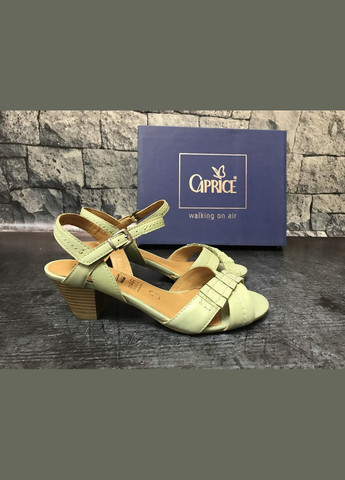 Жіночі шкіряні босоніжки в м'яті, Німеччина Caprice Босоніжки (314963185)