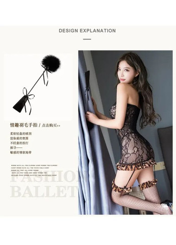 Сексуальний пеньюар із підтяжками. Жіночий пеньюар з стрінгами і панчохами. Сексуальний пеньюар No Brand (360866782)