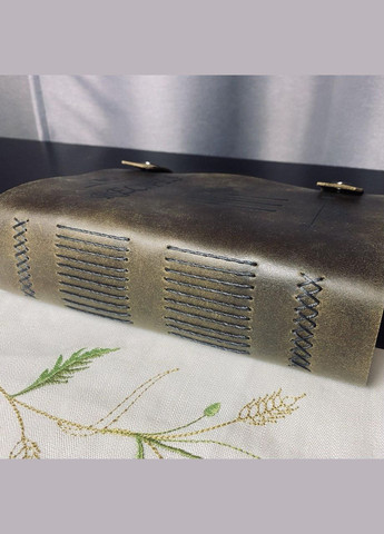 Блокнот для запису рецептів з натуральної шкіри 320 сторінок А5 No Brand (346871762)