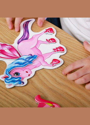 Магнитная одевалка «Единорог» VT320427 (укр) Vladi toys (301790495)