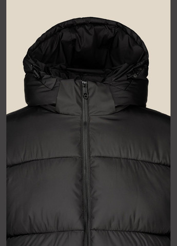 Чорна зимня куртка однотонна чоловіча mbc02347 shop (2000990862259) LAWA