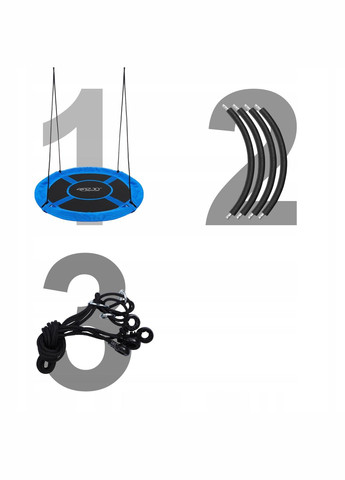 Качеля-гнездо круглая XL 110 см 4FJ0599 4FIZJO (322062807)