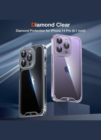 Чехол 3-в-1 для iPhone 14 Pro: защита экрана, объектива, противоударный, LK (323135074)