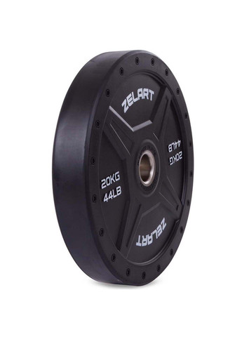 Млинці диски бамперні для кросфіту Bumper Plates TA-2258 20 кг Zelart (286043643)
