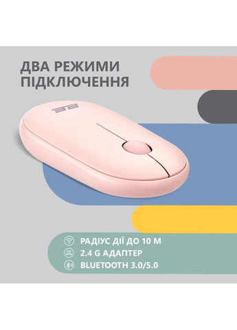 Мышь -MF300WPN MF300 Silent, WL/BT, 2E (362712830)