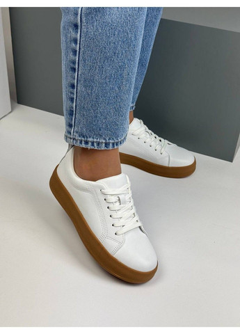 459 Кеди Шкіряні Білі KDSL білі демісезони (367960256)