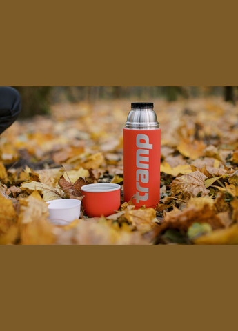 Термос питьевой Soft Touch 1,2 л Помаранчевий TRC-110-orange (UTRC-110-orange) Tramp (317559372)