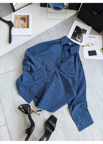 💙 Сорочка в клітинку — стиль Miu Miu — заміри в описі GD/GL Модний простір (360978962)