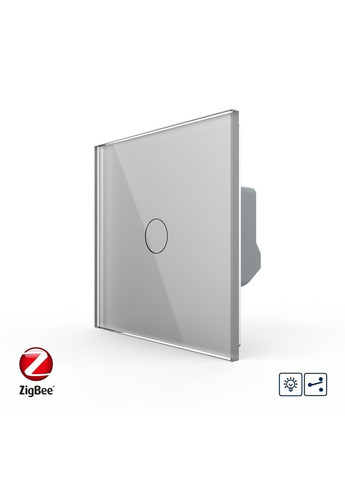Розумний сенсорний прохідний/перехресний диммер сірий ZigBee (VL-C7FC1SD1Z-2GIP) Livolo (371260593)