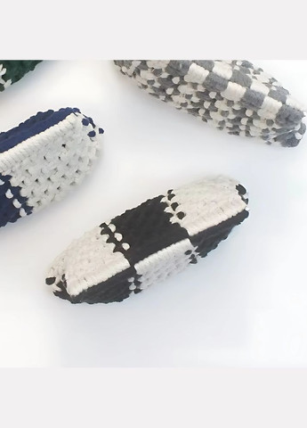 Набір макраме для рукоділля, для творчості в'язання своїми руками гаманця 15.7х10см колір чорний з білим No Brand (338854686)