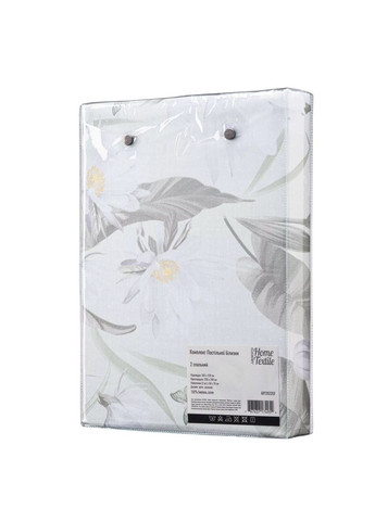 Постільна білизна двоспальне Gloria Квіти ART2022GF 200х220 см зелена Ardesto (366574481)