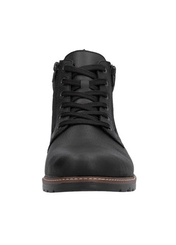 Черные зимние ботинки Rieker