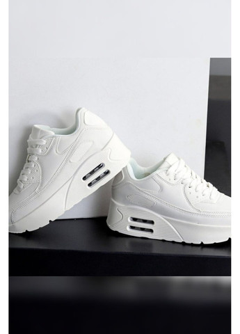 Білі жіночі з екошкіри на масивній підошві, базова модель на літо Viki кросівки білі літо (350198608)