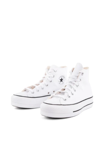 Білі жіночі кеди 560846cвл24 білий тканина Converse