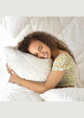 Подушка Air Dream Classic 40х60 см два чохли з блискавкою антиалергенна стьобана, регулювання висоти IDEIA (275994574)