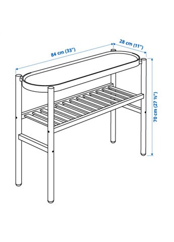 Підставка під горщик ІКЕА SATSUMAS 70 см (90258156) IKEA (278406203)