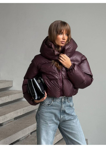 Бордовий зимній Пуховик milirud