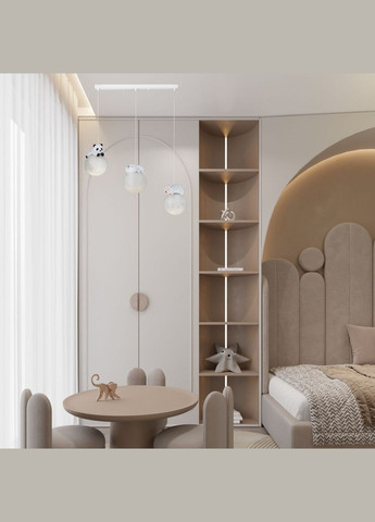 Детская подвесная люстра "Mix: Кролик, Панда, Баранчик" (82-150-3(500) RPL) No Brand (370070191)