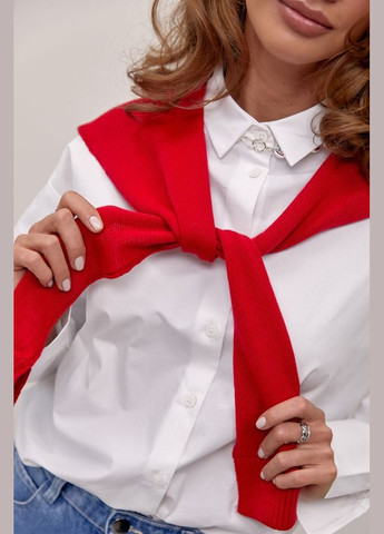 Накидка из нежной пряжи с включением вискозы (2837) Triko Bakh (334710283)