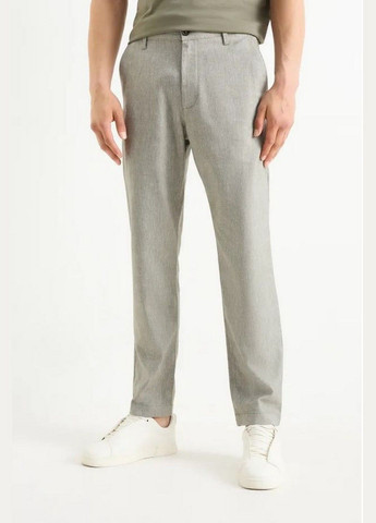 Серые кэжуал летние брюки C&A