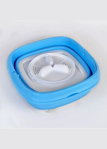 Складна пральна машинка, блакитна портативна пралка, дорожня пральна машина автомат до 2 кг No Brand (303724701)