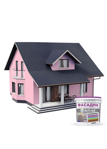 Фасадна фарба акрил-латексна 0530-R 3 л SkyLine (289368586)