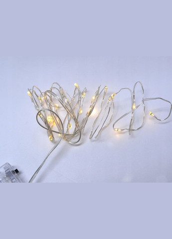 Світлодіодна універсальна гірлянда нитка на 2-х батарейках 20 LED лампочок 2 м (2104618362) No Brand (325219509)