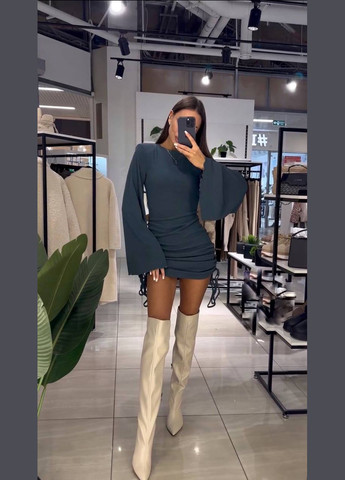 Графітова сукня з зав'язками Luna