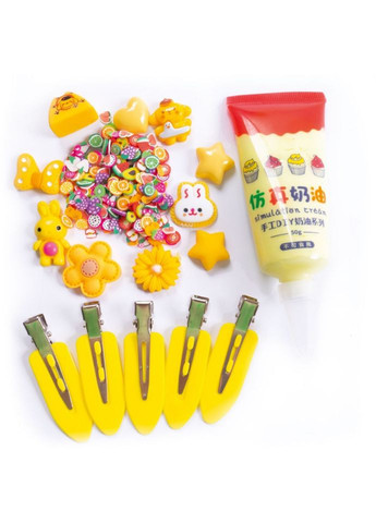 Детский набор для творчества "Заколки своими руками" VT4600-02 желтый Vladi toys (367970692)