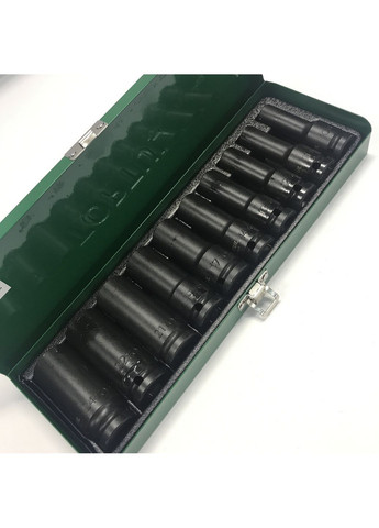 Комплект длинных торцевых головок ударных 1/2" 10-24мм 10ед. TOPTUL (289364456)