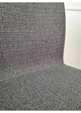 Стілець кухонний NAVY Чорний каркас/Темно-сірий тканина Intarsio (372178422)