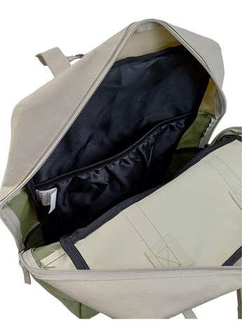 Легкая сумка - рюкзак два в одном 15L Live in style бежевая с оливковым LS (372456314)
