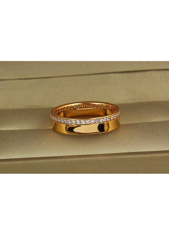 Обручка американка з каменями по колу 5 мм р20 золотиста love-shopping Xuping Jewelry (354659242)