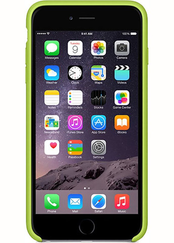 Чехолнакладка Silicone Case Apple iPhone 6 Plus/6s Plus Green Toto (301780109)