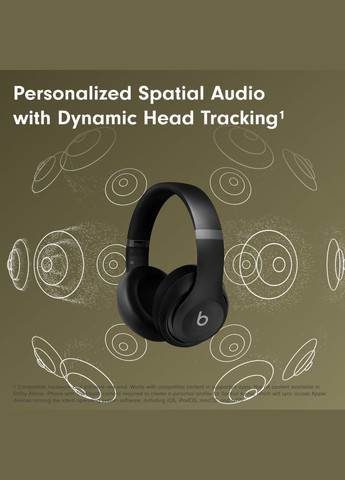 Безпровідні навушники з мікрофоном by Dr. Dre Studio Pro Black (MQTP3) BEATS (300077371)