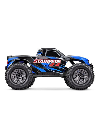 Машинка на радиоуправлении Stampede 4x4 BL-2S Brushless 1/10 RTR Monster Truck (67154-4 Blue) Traxxas (338597950)