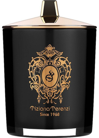 Парфюмерная свеча с крышкой Black Fire Black Glass 170g (928835-1837364) Tiziana Terenzi (368659003)